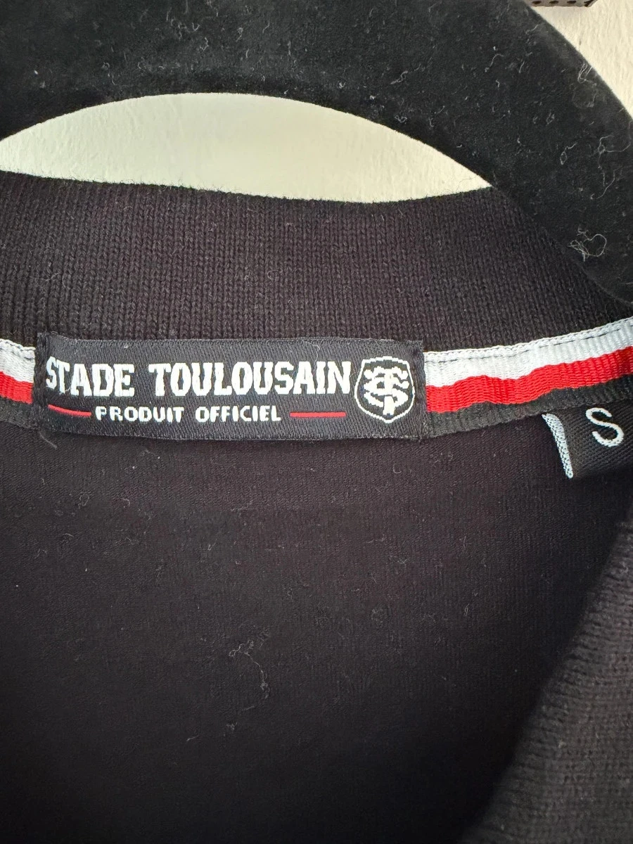 Polo Mujer Stade Toulousain Nuevo Talla S Negro Rojo Blanco Oficial – photo 4